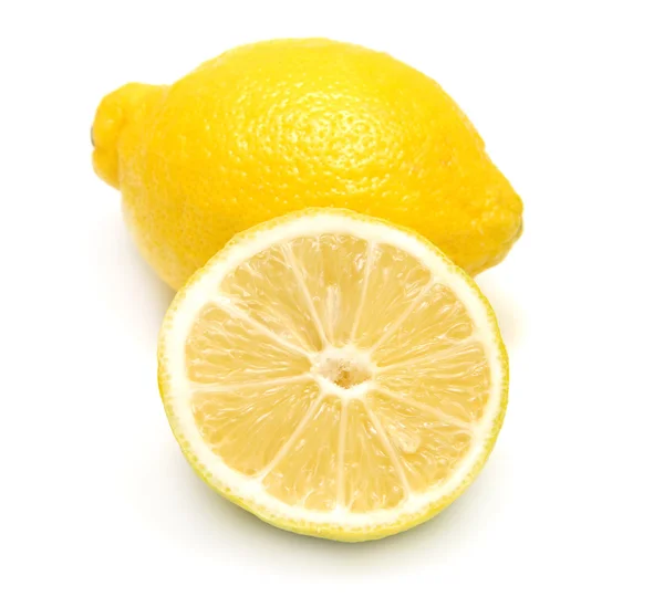 Lemon on white background — Stock Photo, Image