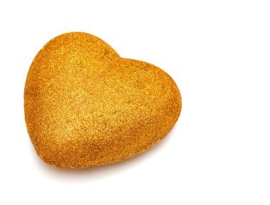 Altın christmas kalp