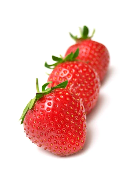 Strawberries on white background — Stock Photo, Image