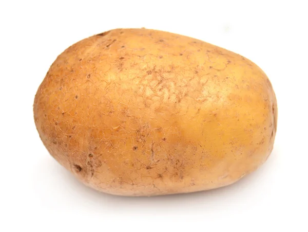 Potatis på vit bakgrund — Stockfoto