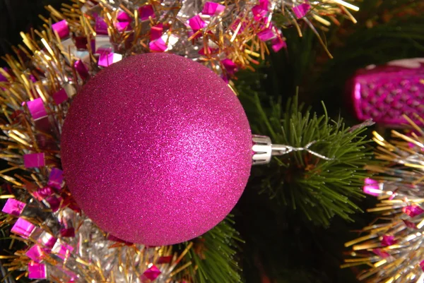 Christmas ball on the Christmas tree — Stock Photo, Image