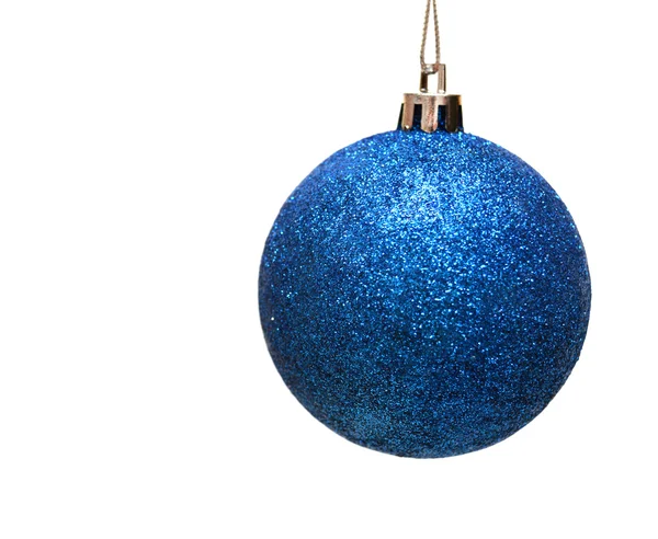 Bola de Natal azul — Fotografia de Stock