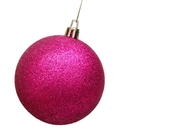 Ροζ μπάλα Χριστούγεννα — Φωτογραφία Αρχείου