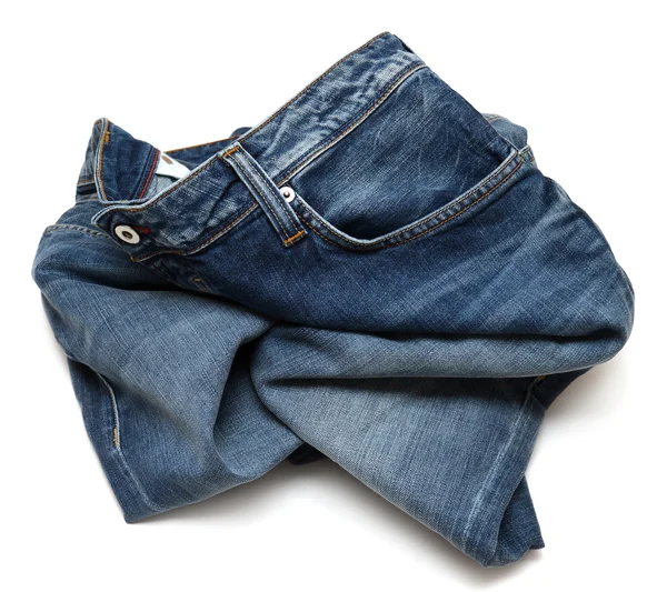 Rumpled jeans — Stock Photo, Image