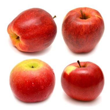 Kırmızı elma toplama 