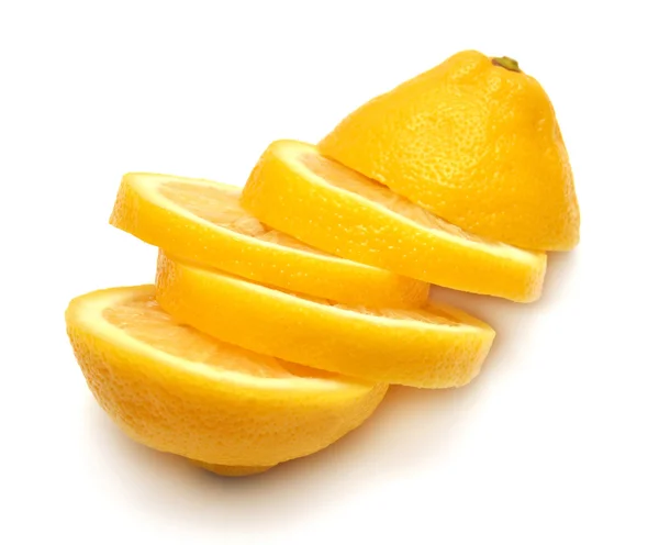 Du citron tranché ? ? anneaux — Photo