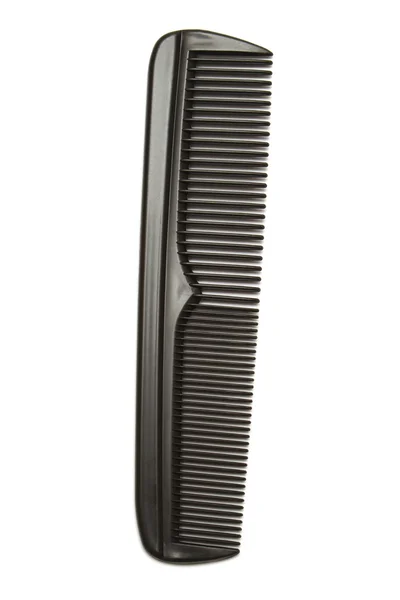 Black comb isolated — Stock Photo, Image