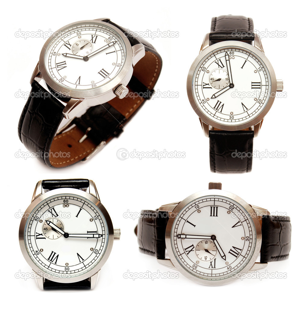 Group of men mechanical watches 