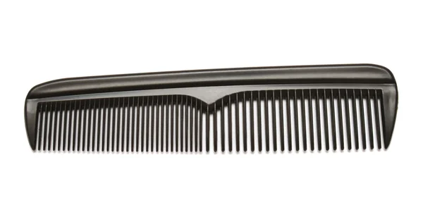 Black comb isolated — Stock Photo, Image
