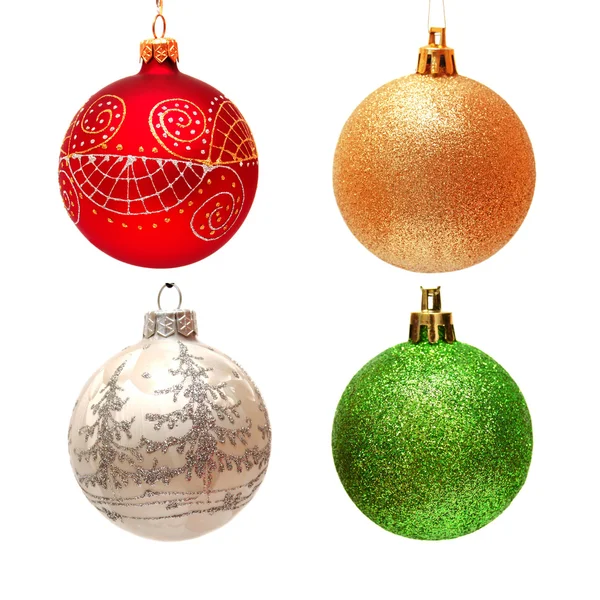 Collection of christmas balls — Stock Photo, Image