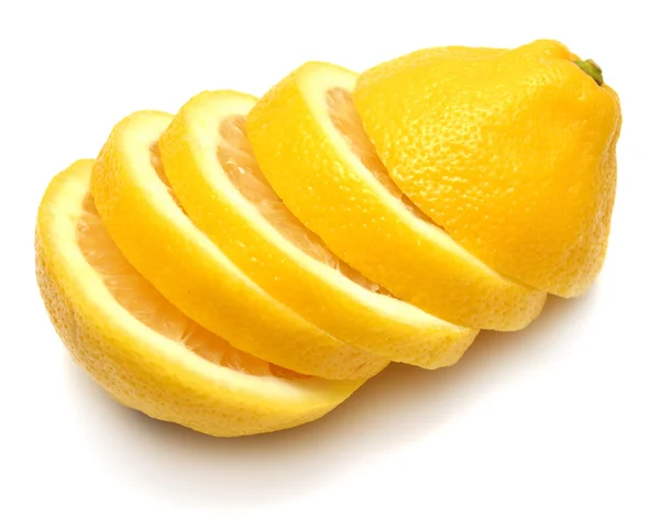 Lemon sliced rings — Stock Photo, Image