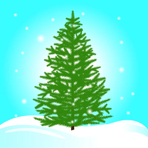 Árbol de Navidad, eps10 — Vector de stock