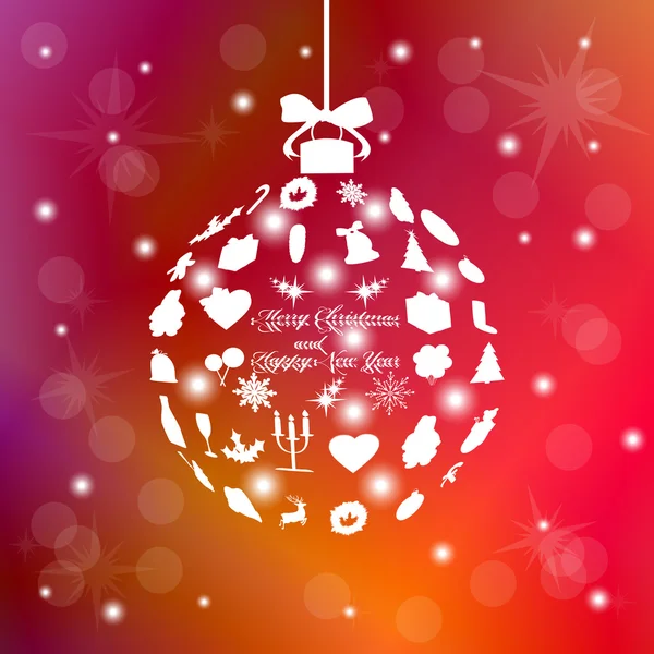 Christmas ball, eps10 — Stock Vector