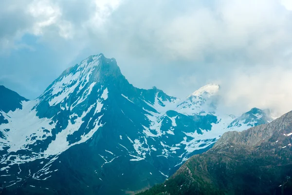 Paysage de montagne en soirée (Timmelsjoch, Autriche  ) — Photo