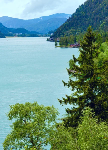 Озеро летний пейзаж (Австрия) ). — стоковое фото