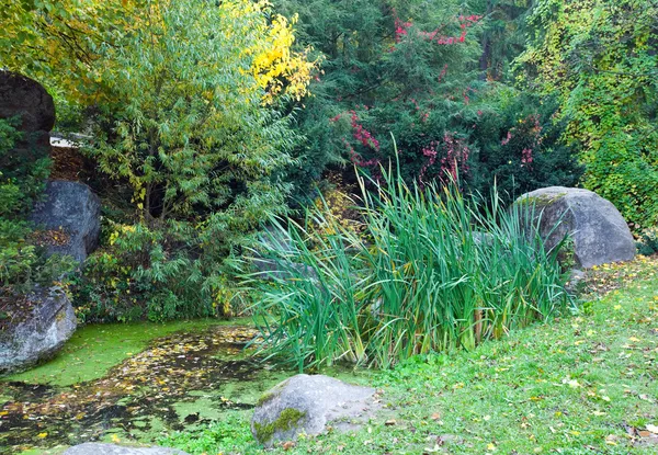 Parque de la ciudad de otoño — Foto de Stock