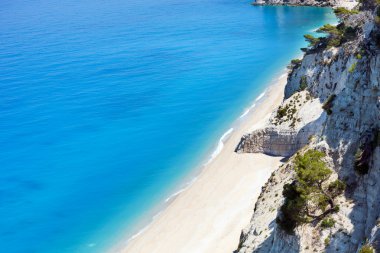 Beyaz egremni beach (lefkada, Yunanistan)