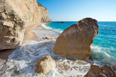 Porto katsiki beach (lefkada, Yunanistan)