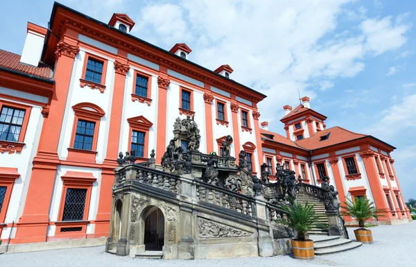 Troja Palace Sommer Ansicht (Prag, Tschechisch) — Stockfoto