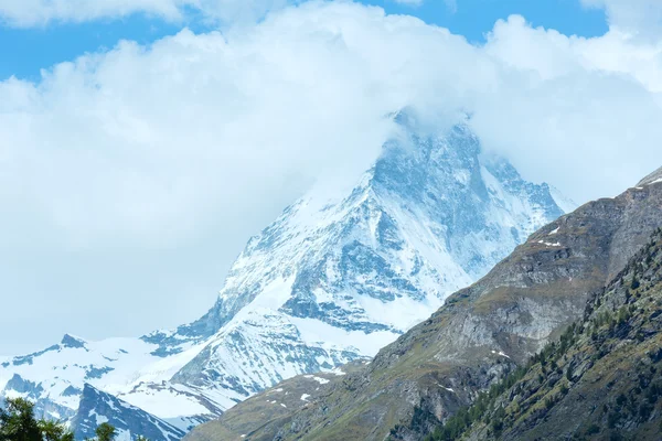 Góra Matterhorn lato (Alpy) — Zdjęcie stockowe
