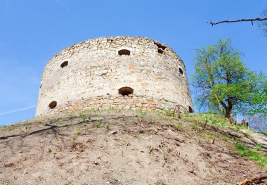 Antik terebovlia kalesi kalıntıları (Ukrayna).