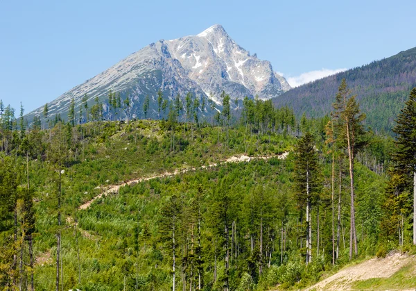 Jarní pohled Vysoké Tatry (Slovensko). — Stock fotografie