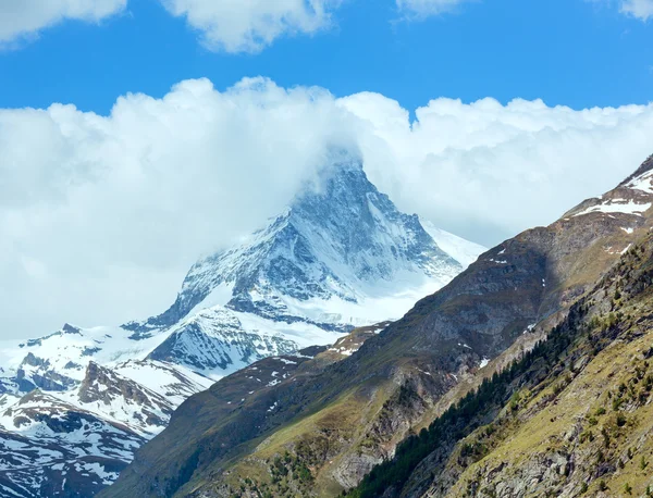 Summer Matterhorn mountain (Alps) — Stock Photo, Image