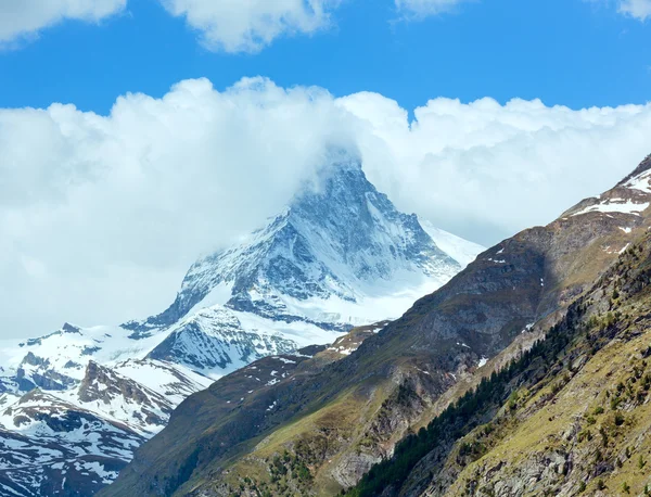 Yaz Matterhorn dağ (Alps) — Stok fotoğraf