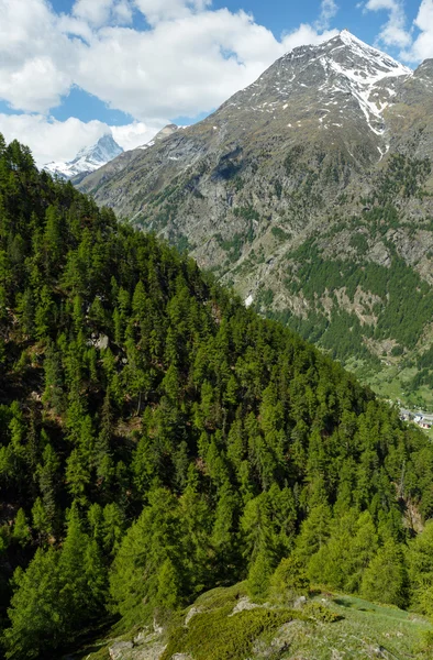 Montagna estiva del Cervino (Alpi ) — Foto Stock