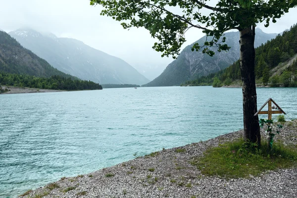 Plansee sommar landskap (Österrike). — Stockfoto