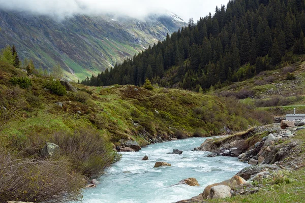 Silvretta Alps summer view, Austria — Stock Photo, Image