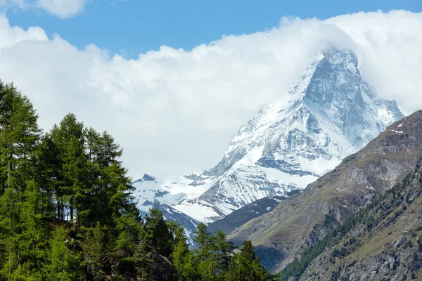 Yaz Matterhorn dağ (Alps) — Stok fotoğraf