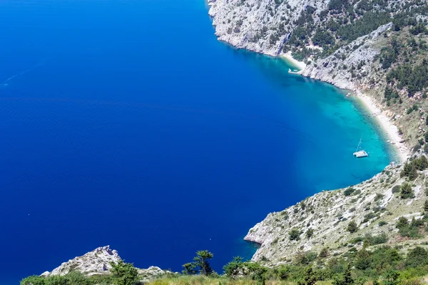 Costa de Makarska Riviera (Croacia ) — Foto de Stock