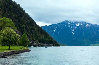 Achensee yaz peyzaj (Avusturya).