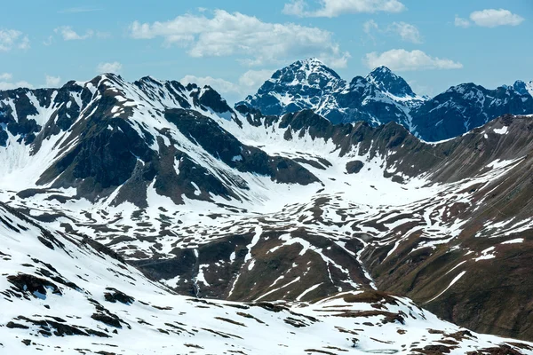 Yaz Stelvio Geçidi (İtalya) — Stok fotoğraf