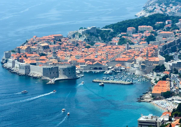 Dubrovnik oude stad weergave (Kroatië) — Stockfoto