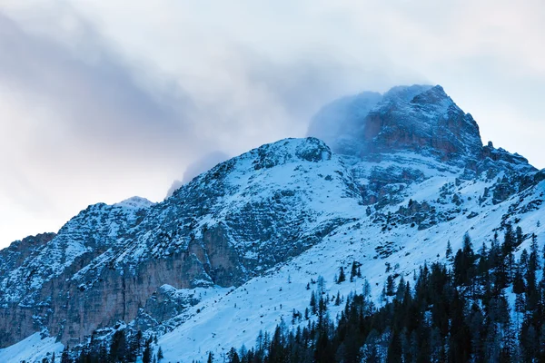 Bellissimo paesaggio montano invernale. — Foto Stock