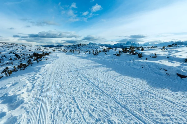 Belo inverno paisagem de montanha. — Fotografia de Stock