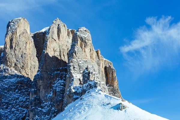 Schöne winterliche Berglandschaft. — Stockfoto