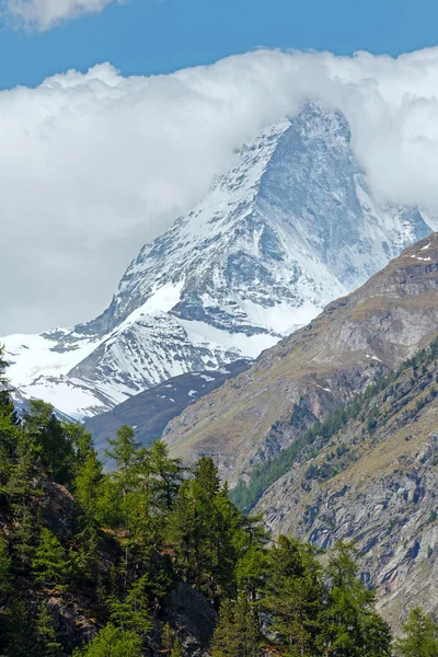 Góra Matterhorn lato (Alpy) — Zdjęcie stockowe