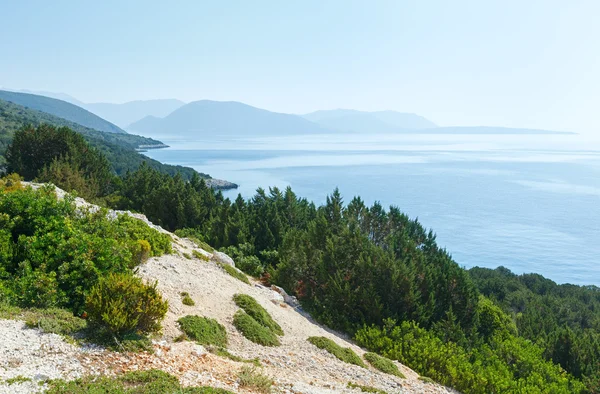 Vista Lefkas ilha (Grécia ) — Fotografia de Stock