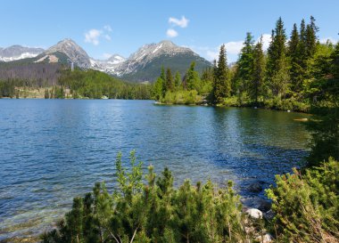 Strbske pleso (Slovakya) bahar bakış.
