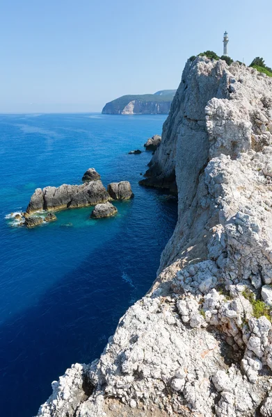 Lefkas kayalık cape Adası (Yunanistan) — Stok fotoğraf