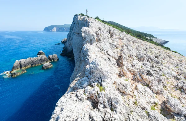 Capa rochosa da ilha de Lefkas (Grécia ) — Fotografia de Stock