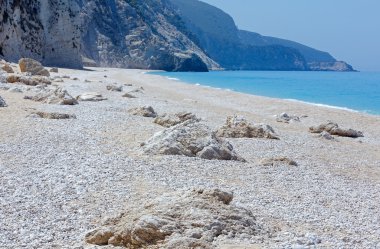 Beyaz egremni beach (lefkada, Yunanistan)