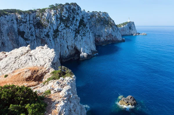 Cabo rocoso de la isla de Lefkas (Grecia ) —  Fotos de Stock