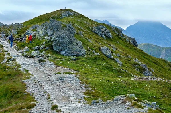 Familia en verano Tatra Mountain, Polonia —  Fotos de Stock