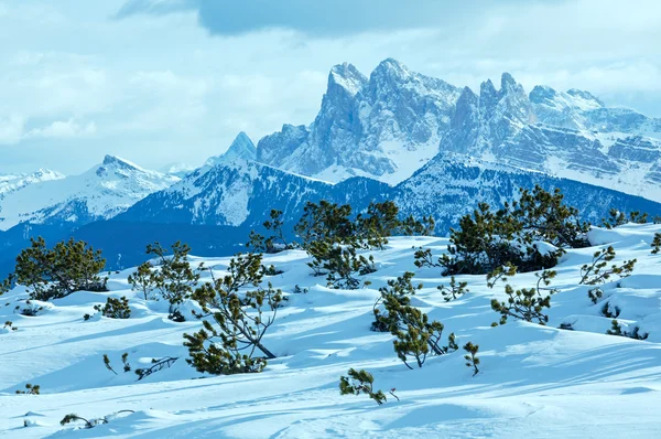 Krásná zimní horská krajina. — Stock fotografie