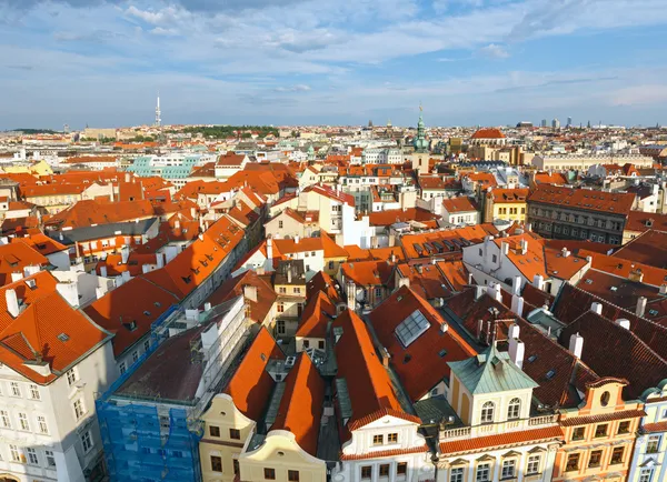 Večerní pohled Praha (Česká republika). — Stock fotografie