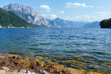 traunsee yaz göl (Avusturya).